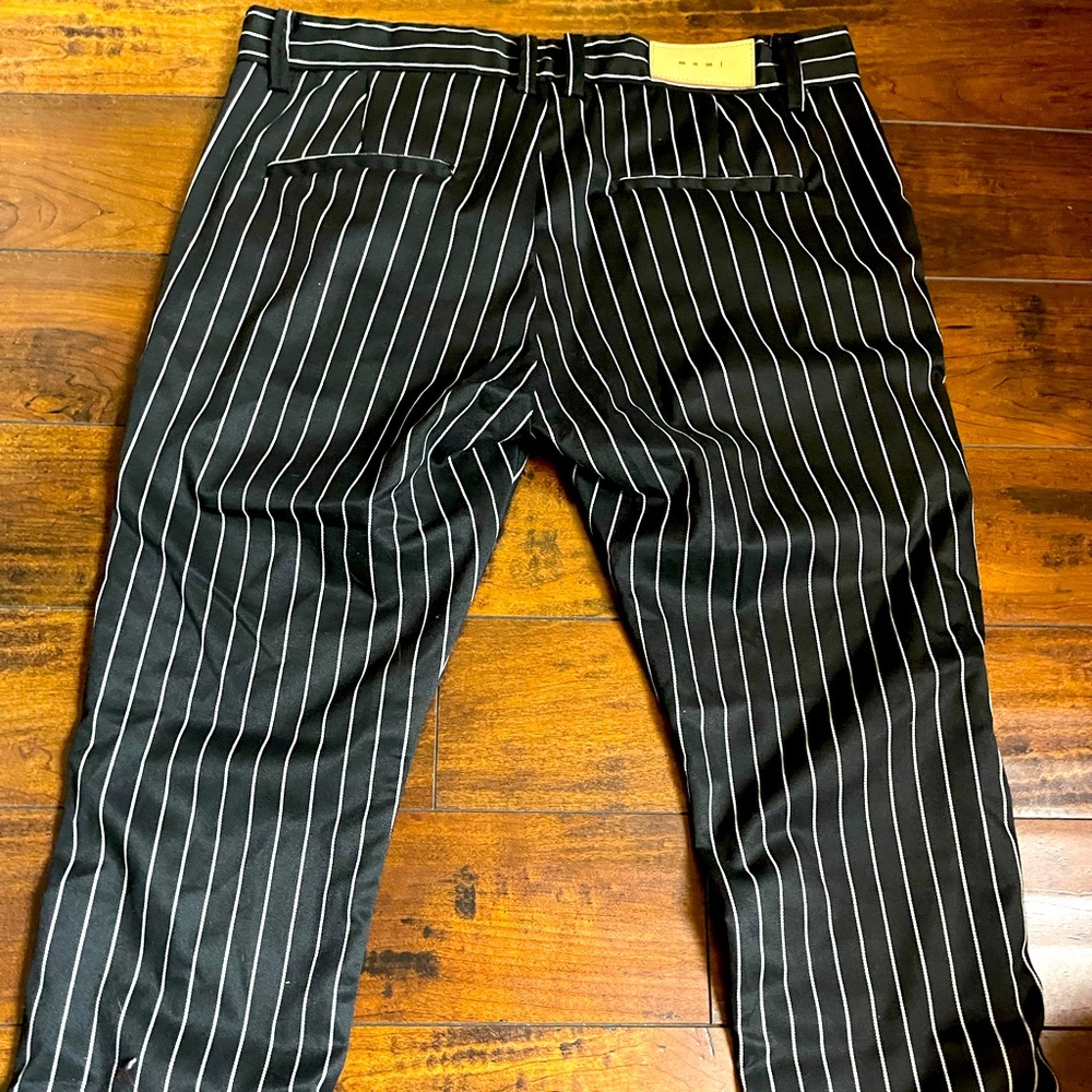 Mens MNML stripe dress pants